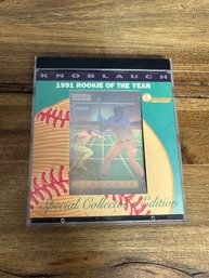 Holoprism 1991 Rookie Of The Year Knoblauch