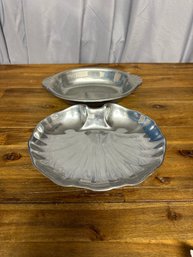 Lot Of 2 Wilton Pewter Serving Pieces