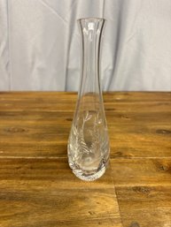 Vintage Cut Glass Bud Vase