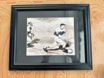 Vintage Ted Williams Boston Red Sox Framed Photo 5