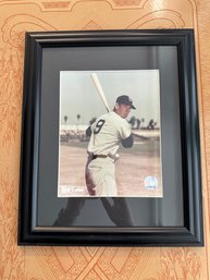 Vintage Ted Williams Boston Red Sox Framed Photo 3