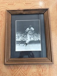 Vintage Ted Williams Boston Red Sox Framed Photo 2
