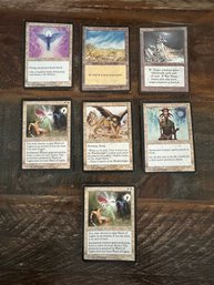Lot Of 7 Magic The Gathering Cards - Varying Conditions