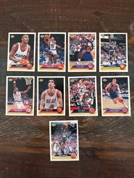 Lot Of 9 1992-1993 Upper Deck Basketball Cards