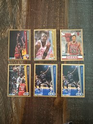 Lot Of 6 1992-1993 Fleer Basketball Cards
