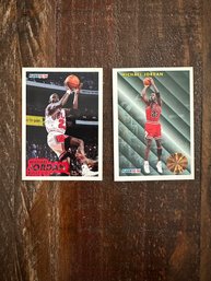 Lot Of 2 1993-1994 Fleer Michael Jordan Cards