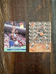 Lot Of 2 1992-1993 Fleer Ultra Shaquille O'Neal Rookie Cards