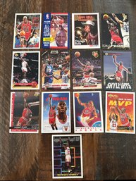 Lot Of 13 Various Michael Jordan Cards
