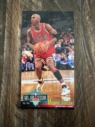 1993-1994 Fleer Jam Session Michael Jordan Chicago Bulls Tall Card #33