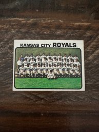 1973 Topps Royals Team Baseball Card #347