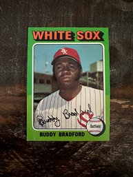 1975 Topps Buddy Bradford Baseball Card #504