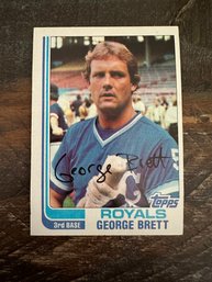 1982 Topps George Brett Royals Baseball Card #200