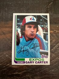 1982 Topps Gary Carter Expos Baseball Card #730
