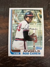 1982 Topps Rod Carew Angels Baseball Card #500