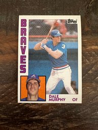 1984 Topps Dale Murphy Braves Baseball Card #150