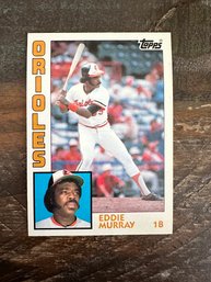 1984 Topps Eddie Murray Orioles Baseball Card #240