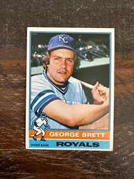 1976 Topps George Brett Royals Baseball Card #19