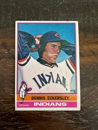 1976 Topps Dennis Eckersley Indians Baseball Card #98