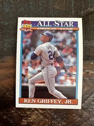 1991 Topps All Star American League Ken Griffey Jr Baseball Card #392