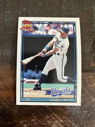 1991 Topps George Brett Royals Baseball Card #540