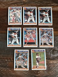 Lot Of 8 1991 All Star American League Baseball Cards
