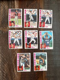 Lot Of 8 1984 Topps Astros Baseball Cards 1 Of 2