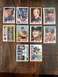 Lot Of 10 1982 Topps Astros Baseball Cards