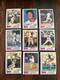 Lot Of 9 1982 Topps Mets Baseball Cards