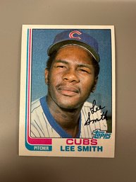 1982 Topps Lee Smith Cubs Baseball Card #452