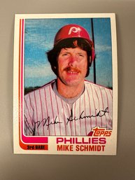 1982 Topps Mike Schmidt Phillies Baseball Card #100