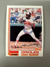 1982 Topps Eddie Murray Orioles Baseball Card #390