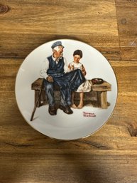 Vintage Norman Rockwell 'the Lighthouse Keepers Daughter' Collector Plate Limited Edition - 1982