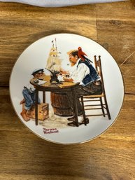 Vintage Norman Rockwell 'for A Good Boy' Collector Plate