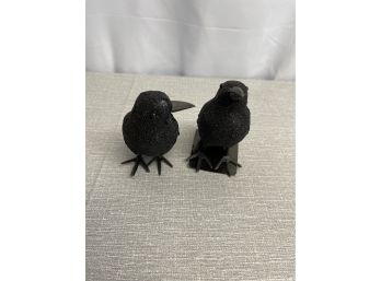 Pair Of Styrofoam Crows