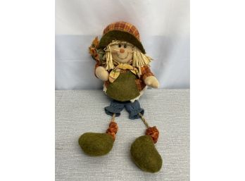 Stuffed Scarecrow Seated Doll