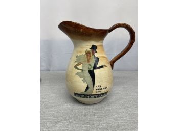 Vintage Painted French Pitcher