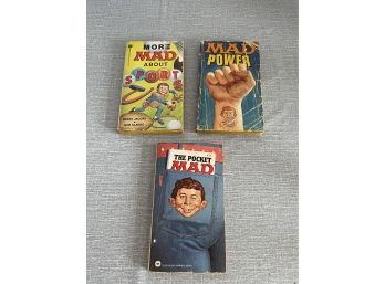Lot Of 3 Vintage Mad Books