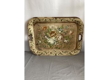 Vintage Hand Painted Tray