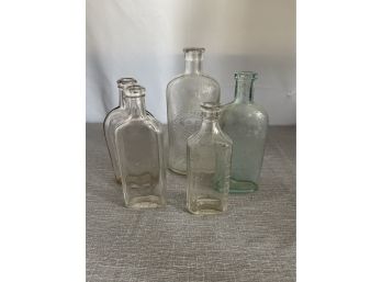 Lot Of 5 Vintage Bottles