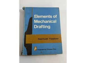 Vintage Elements Of Mechanical Drafting Book
