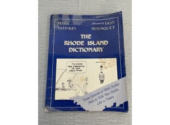 Rhode Island Dictionary Book