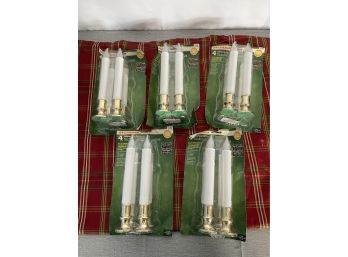 Lot Of 5 Packs Of Battery Operated Candles