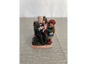 Vintage Norman Rockwell Doctor And Doll Figurine
