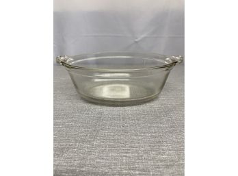 Vintage Pyrex Clear Oval Bowl/casserole