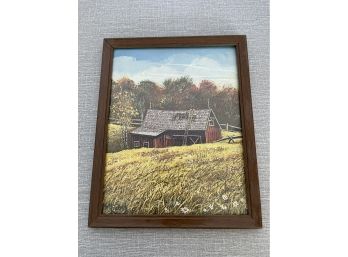 Small Vintage Barn Print