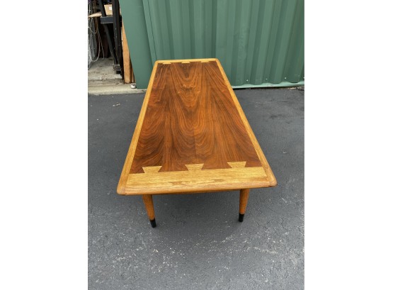 Andre Bus For Lane Acclaim Mid Century Walnut Dovetail Coffee Table
