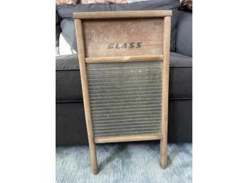 Two In One Glass Washboard