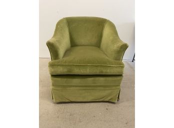 Vintage Green Velvet Chair