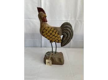 James Haddon Masters Collection Wooden Rooster