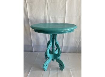 Vintage Blue End Table